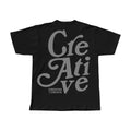SINNER CREATIVE GRAY & BLACK TEE