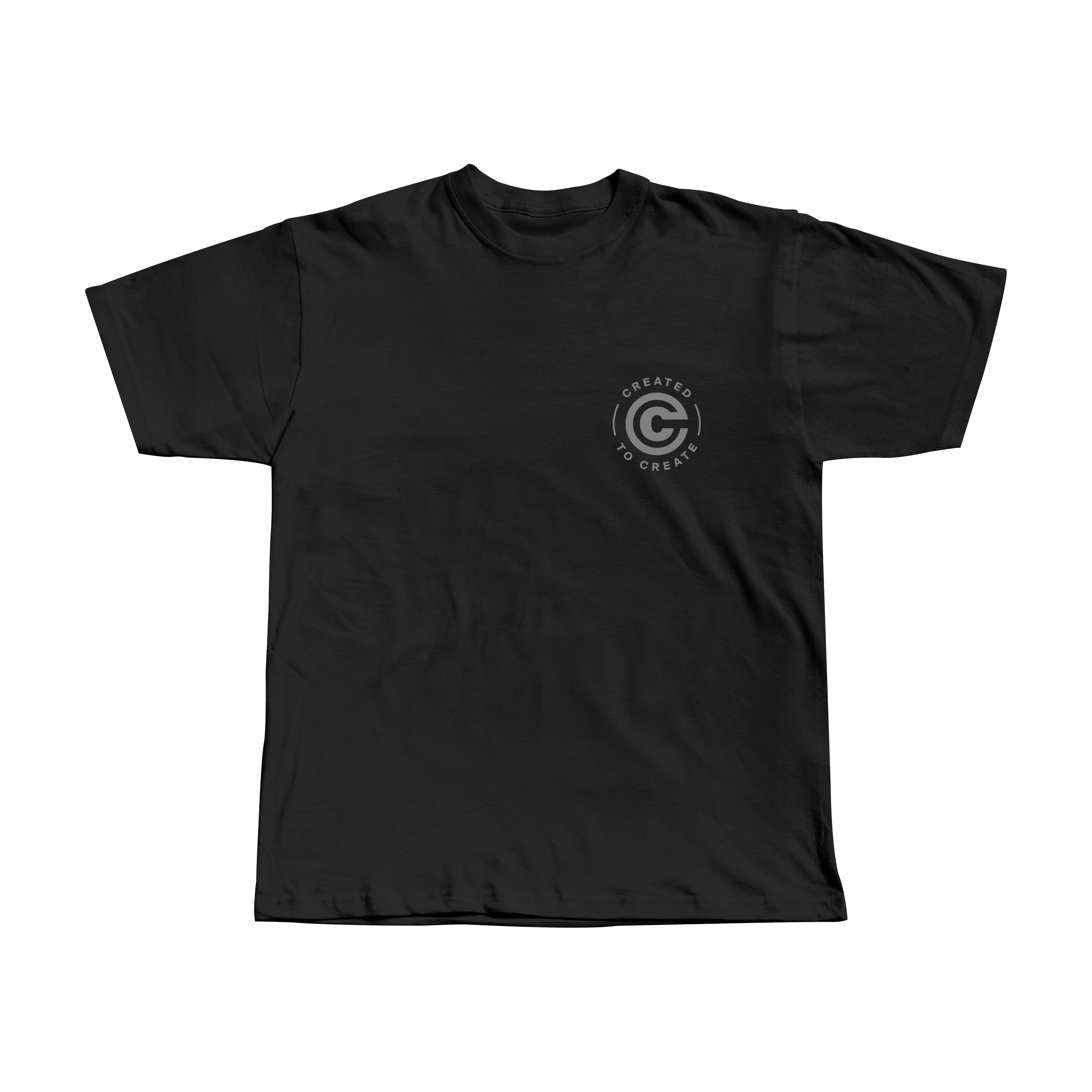 SINNER CREATIVE GRAY & BLACK TEE